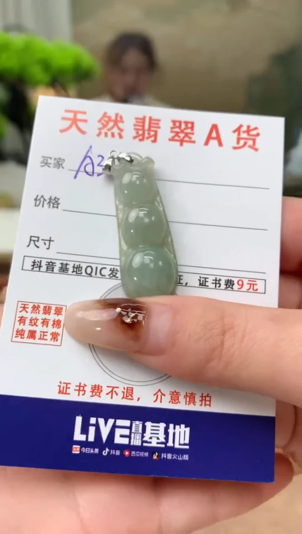 【闪购商品】翡翠颈饰未镶嵌天然A货翡翠挂件
