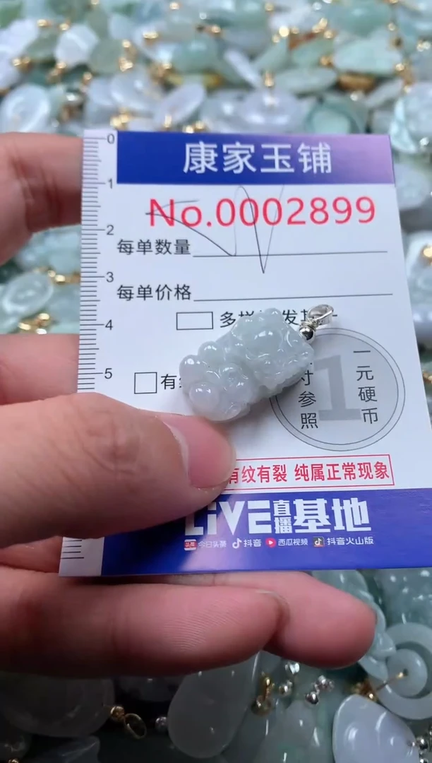 【闪购商品】翡翠吊坠(不含链)未镶嵌2899