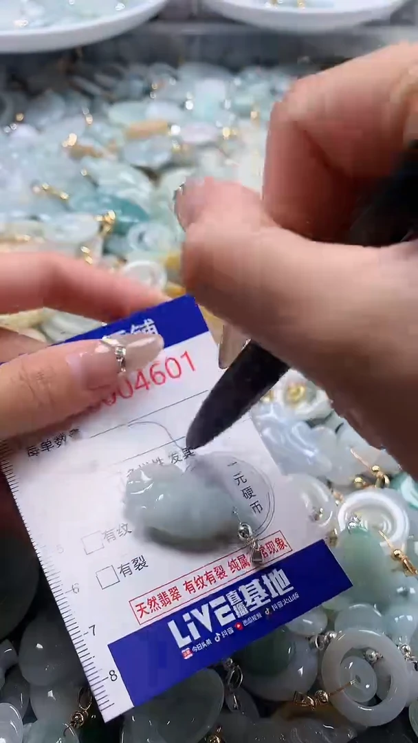 翡翠未镶嵌吊坠(不含链)4601