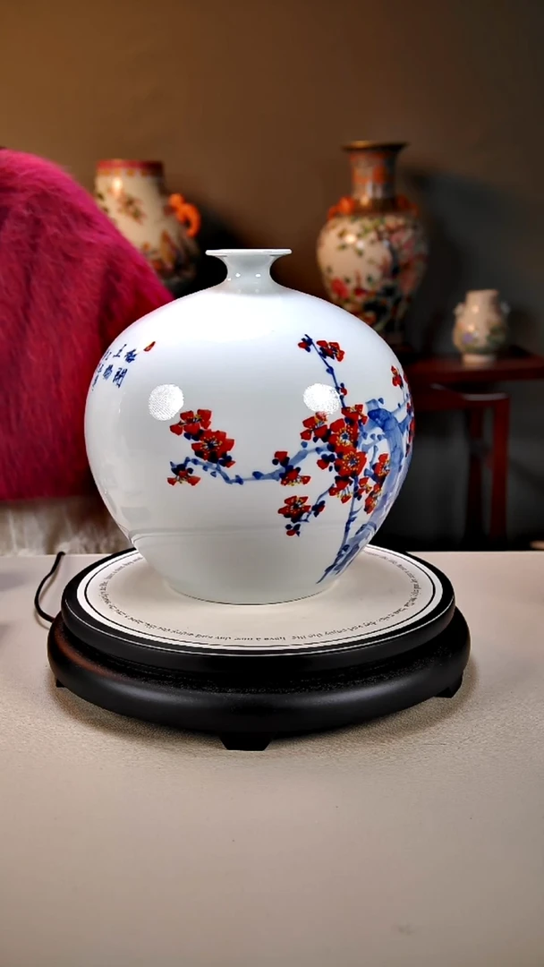 摆件陶景德镇手绘陶瓷56