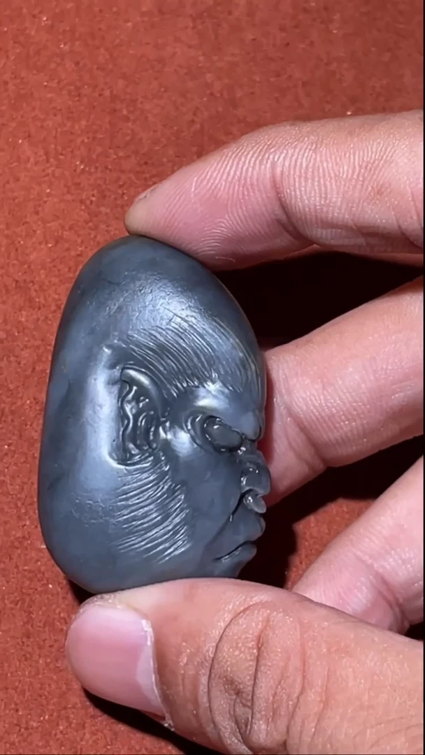 定制和田玉XY   青花悟空