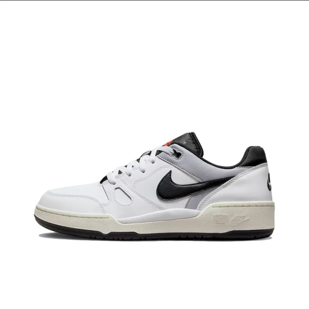 Nike Full Force Low 潮流舒适 低帮 板鞋 男款 白黑 FB1362101