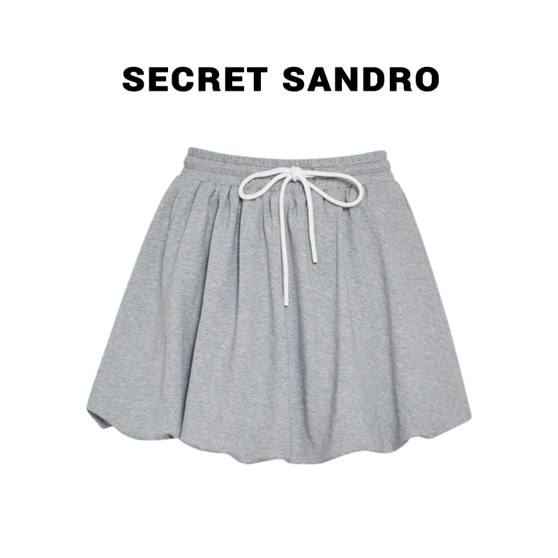 【灯笼裙】Secret Sandro粉丝专享 腰裙 B55226040Q