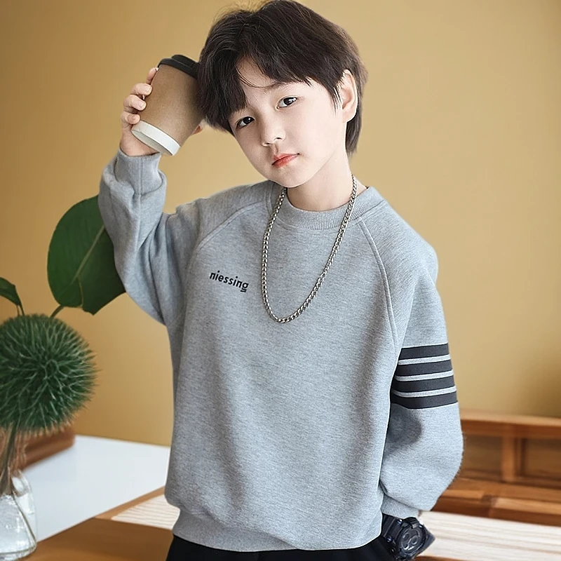 儿童装男童卫衣套装春秋款2025新款中大童男孩春装运动休闲两件套