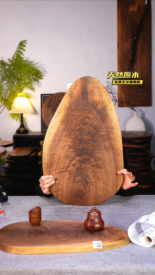 木北美黑胡桃原木.干裂疤结不属于商品质量问题完美主义者慎拍