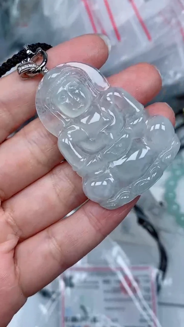 颈饰银S925镶嵌翡翠吊坠