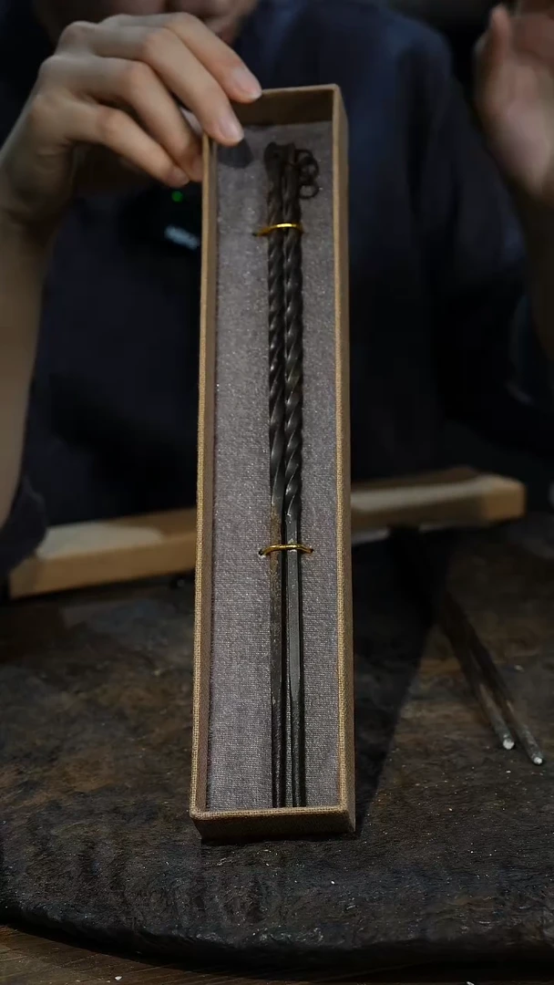 全手工潮州原矿砂铫壶碳夹碳筷
