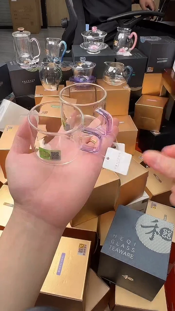 @@禾器晶彩清禾杯浅紫色2只