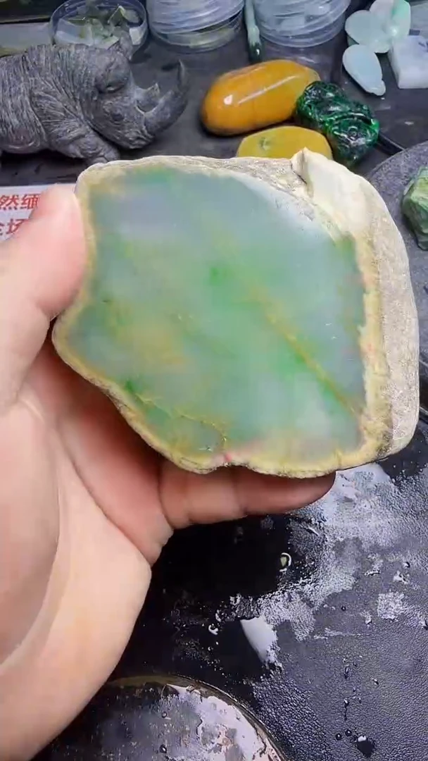 未镶嵌挂件翡翠方*天然翡翠111