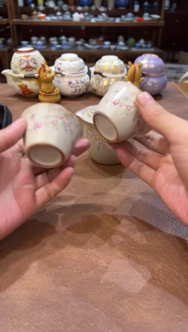 真的很便宜超好看会开片的旅行茶