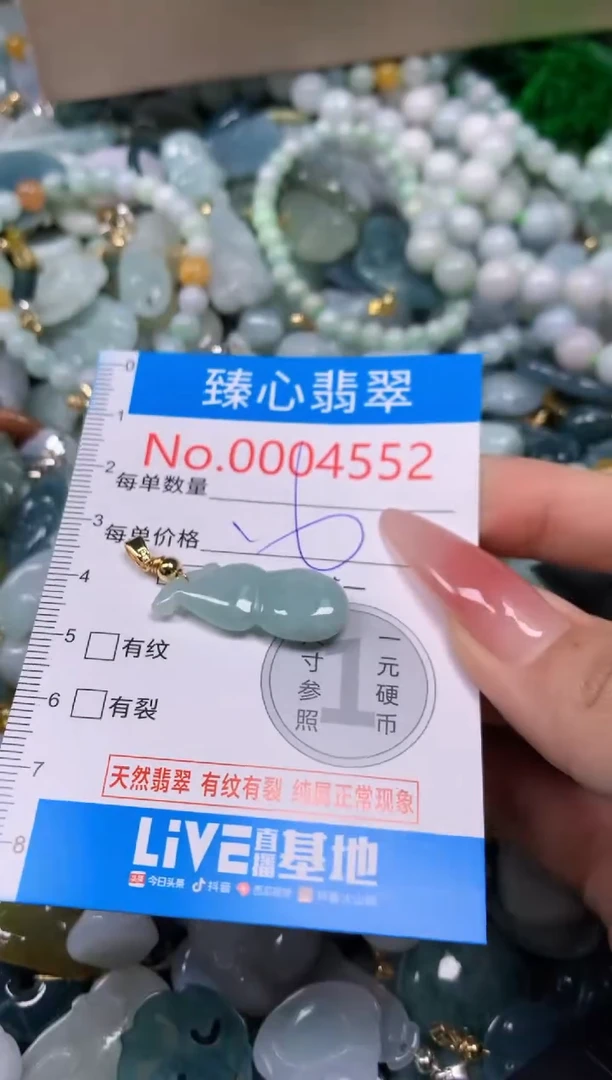 【闪购商品】翡翠颈饰未镶嵌含绳0004552