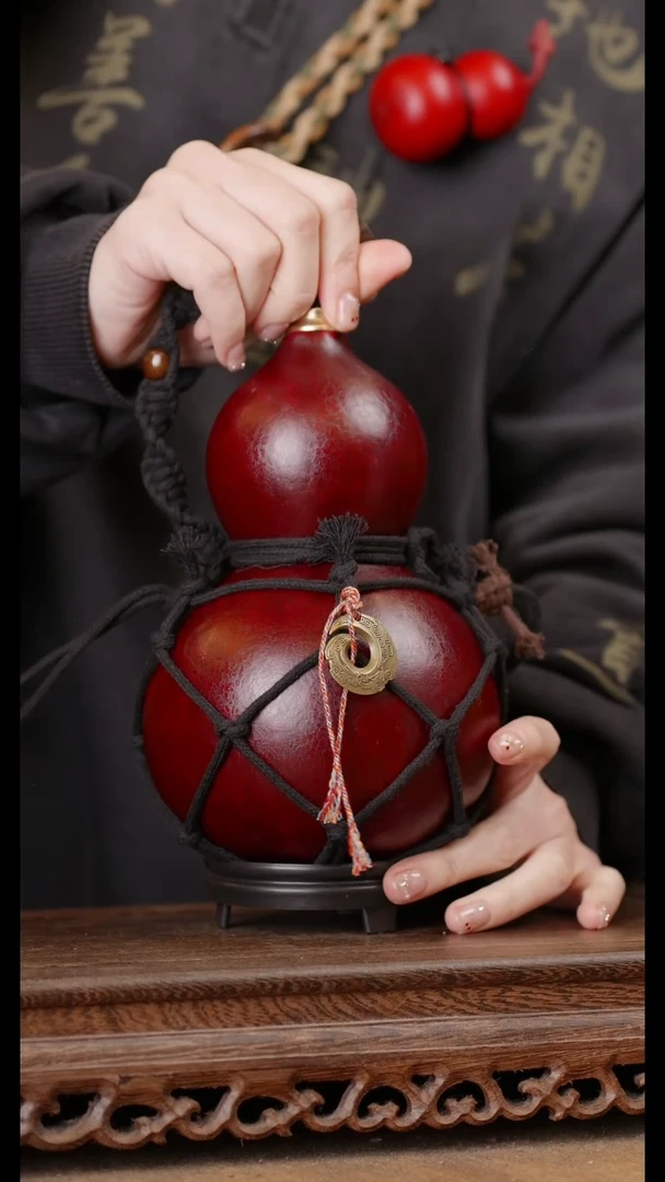 *185号精品天然大漆酒葫芦一物一拍~