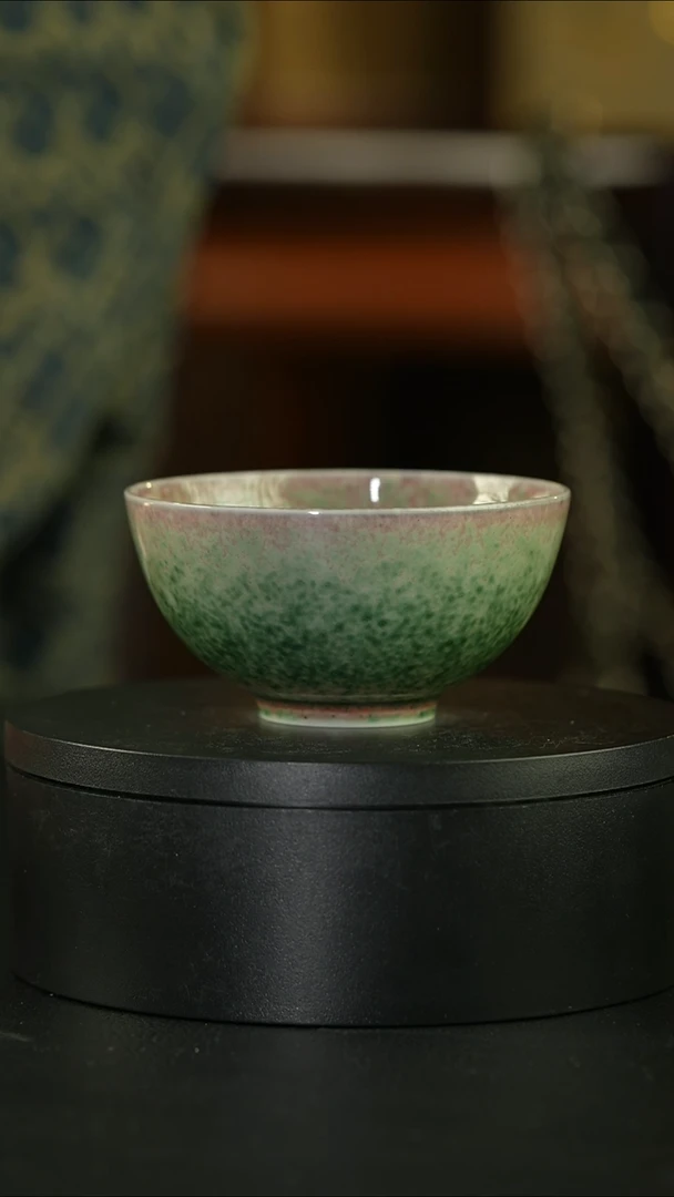 【闪购商品】杯庐陵昱西瓜皮绿姓名款罗汉杯