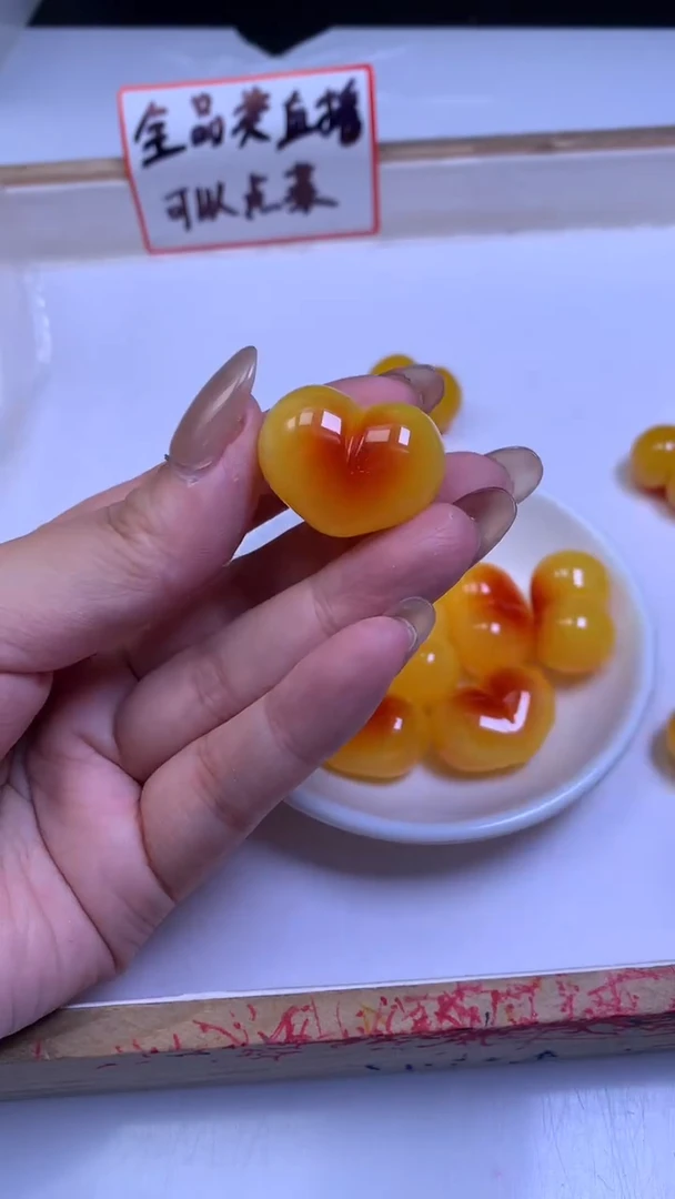 裸石蜜蜡未镶嵌E723 蜜蜡 屁桃19*26*16mm通孔1个8元