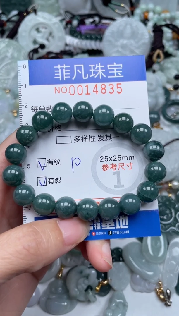 颈饰未镶嵌翡翠14835
