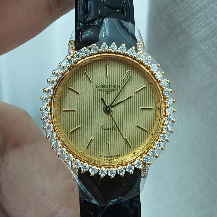 95新 Longines/浪琴 【夏玮玮专属】石英表后镶钻/2509270004