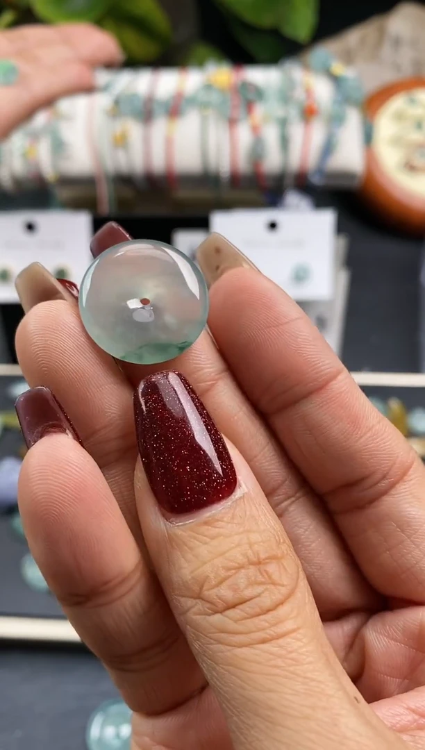 【闪购商品】翡翠裸石999平安扣~默认裸石发货