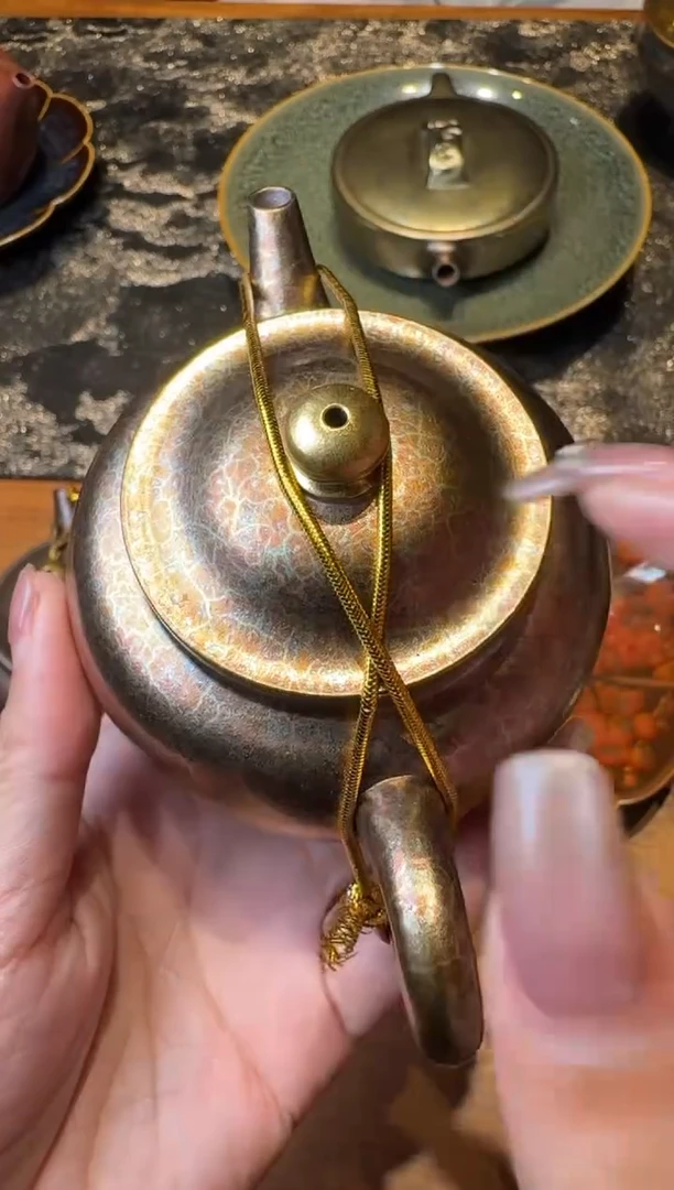 茶壶紫砂徐云 贝壳烧 笠帽34
