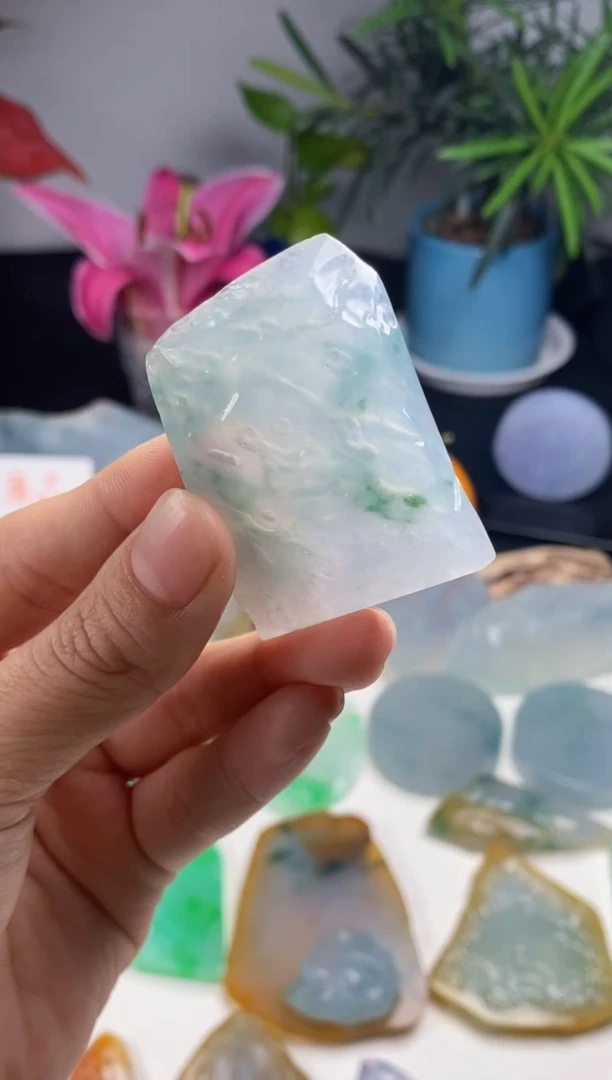 【闪购商品】定制翡翠未镶嵌翡翠片料定制未镶嵌1.20-6