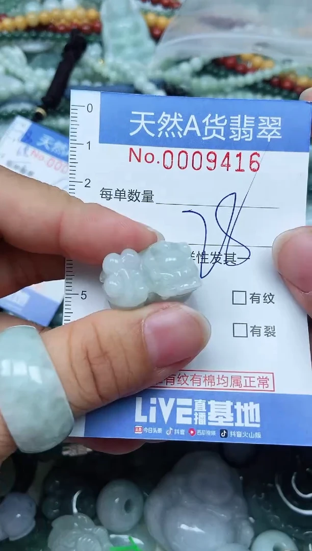 翡翠未镶嵌吊坠(不含链)翡翠