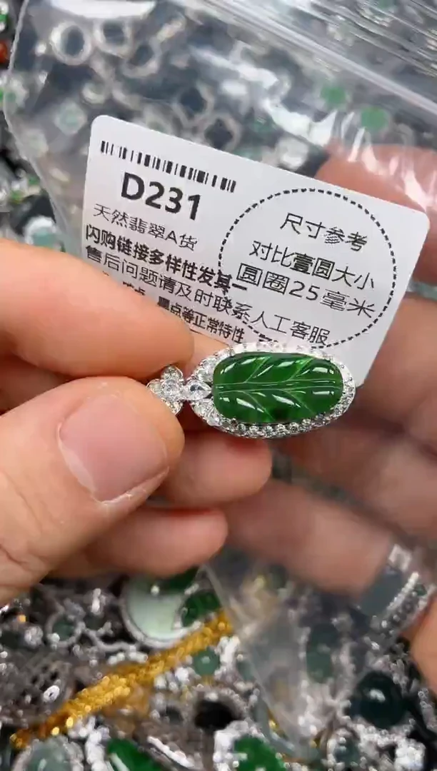 颈饰未镶嵌翡翠D231有瑕疵