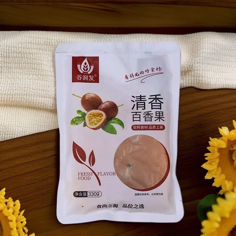 【谷润发】活动期间3送2百香果鲜果榨取原汁果味十足甜品饮品原料