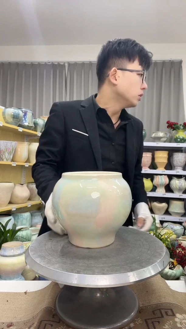 【1.2】花盆链接 高：  16口：12