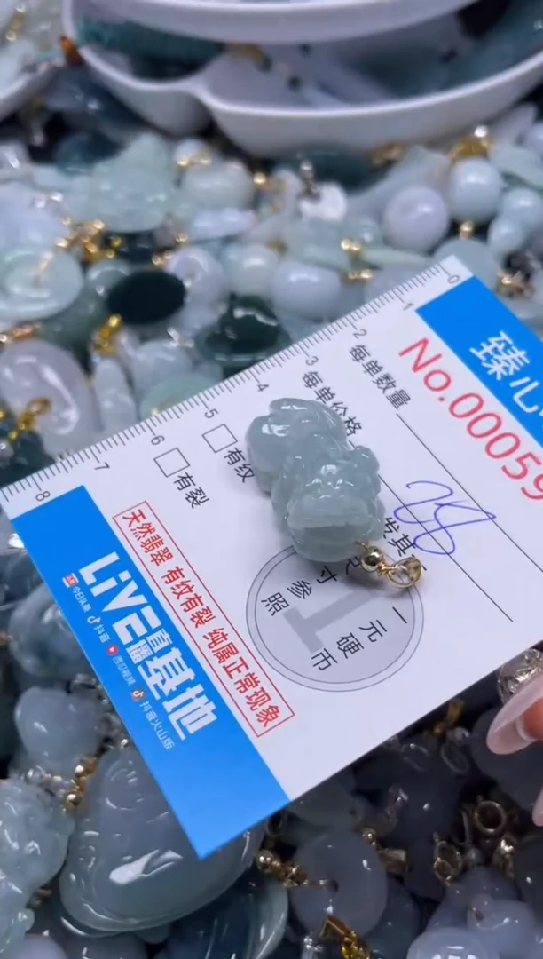 颈饰未镶嵌翡翠顺**水5969