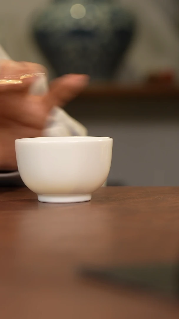 杯景德镇手工胎白瓷小禅定杯