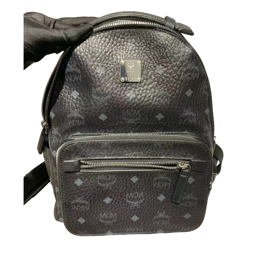 95新 MCM 安洁利MCM黑色双肩包