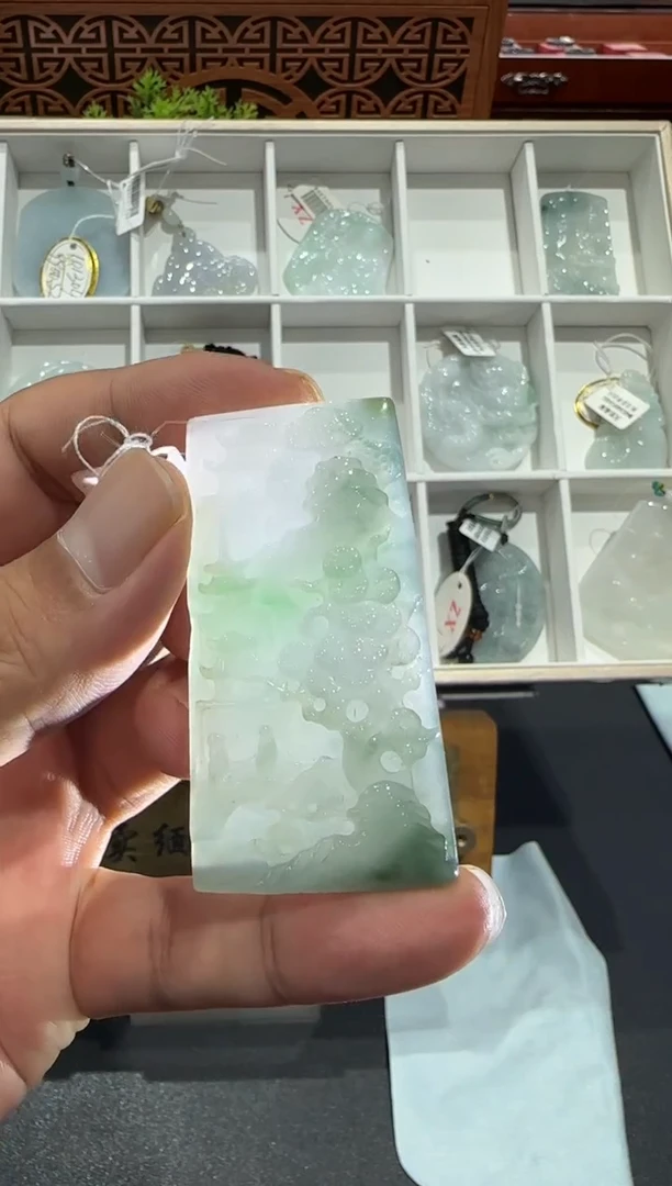 未镶嵌挂件翡翠A货翡翠多样性孤品