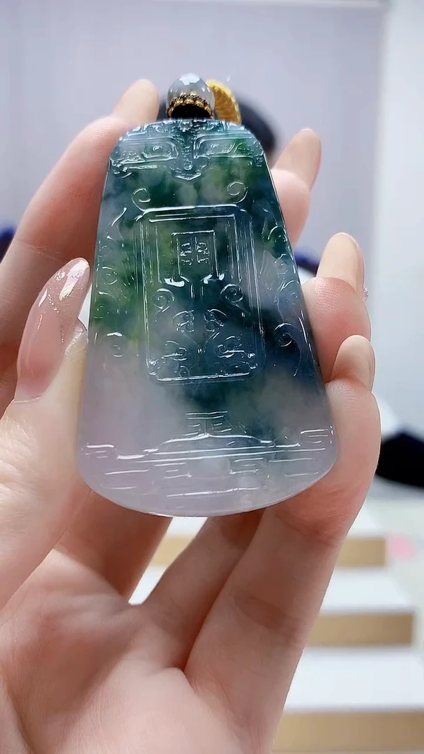 未镶嵌定制翡翠吾*4898jw-毛货挂件183