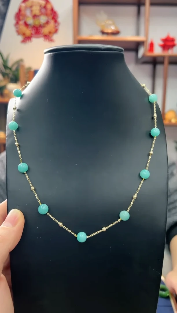 【闪购商品】天河石颈饰未镶嵌项链-511618