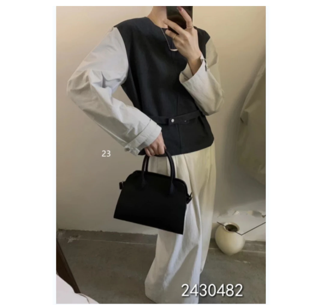 小妳XiaoNi———（春秋款拼接衬衫2430482）