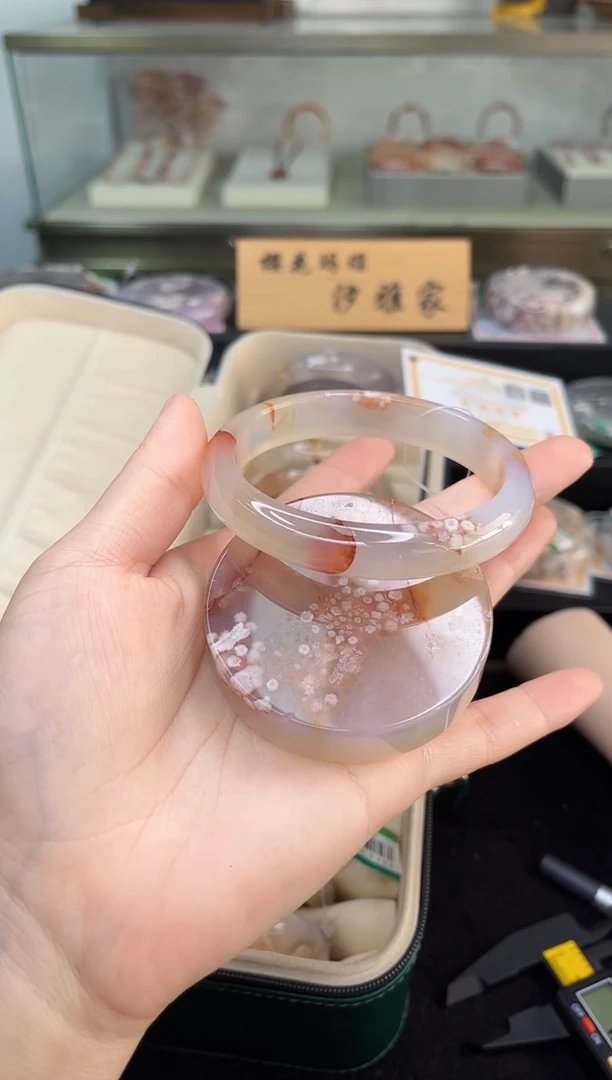 未镶嵌手镯石英质玉63圈口（赠品镯心）3618490