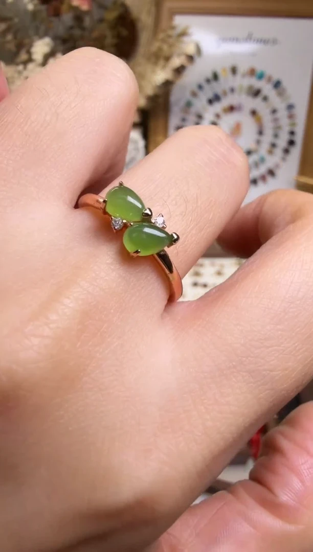 水晶摆件未镶嵌戒指