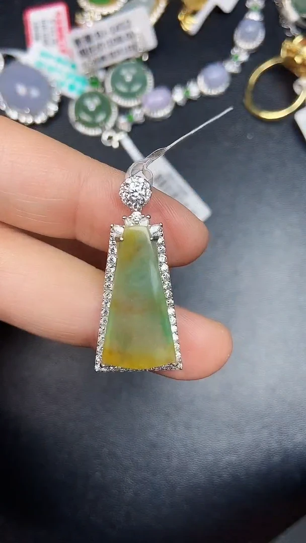 银S925镶嵌戒指翡翠1270