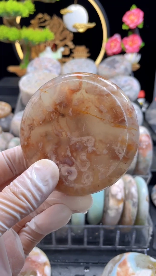 【闪购商品】定制玛瑙55圆保胖未镶嵌55