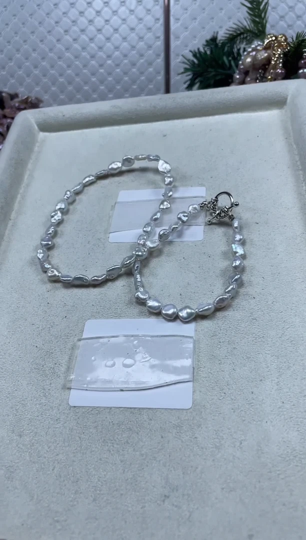 【闪购商品】淡水珍珠项链未镶嵌【纯恬珍珠】
