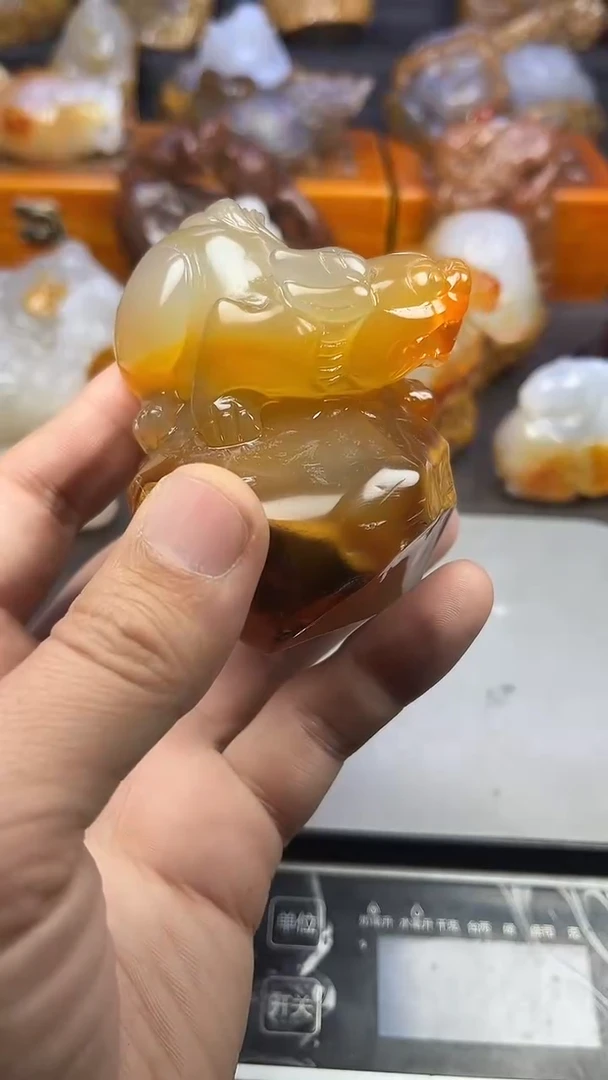 【闪购商品】玛瑙/玉髓摆件未镶嵌1