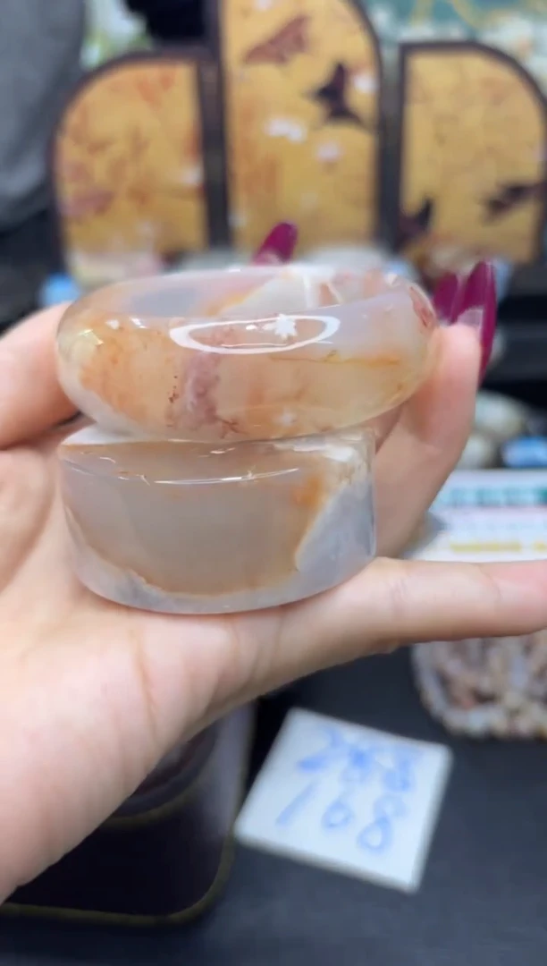 未镶嵌手镯石英质玉A40(55圈赠送镯心)