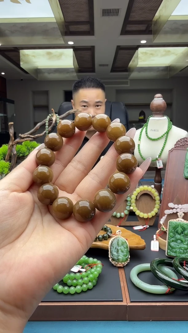 未镶嵌手串和田玉qmt