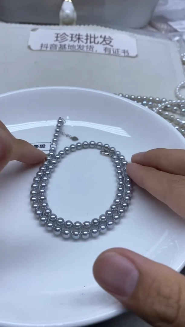 未镶嵌海水珍珠颈饰5mm