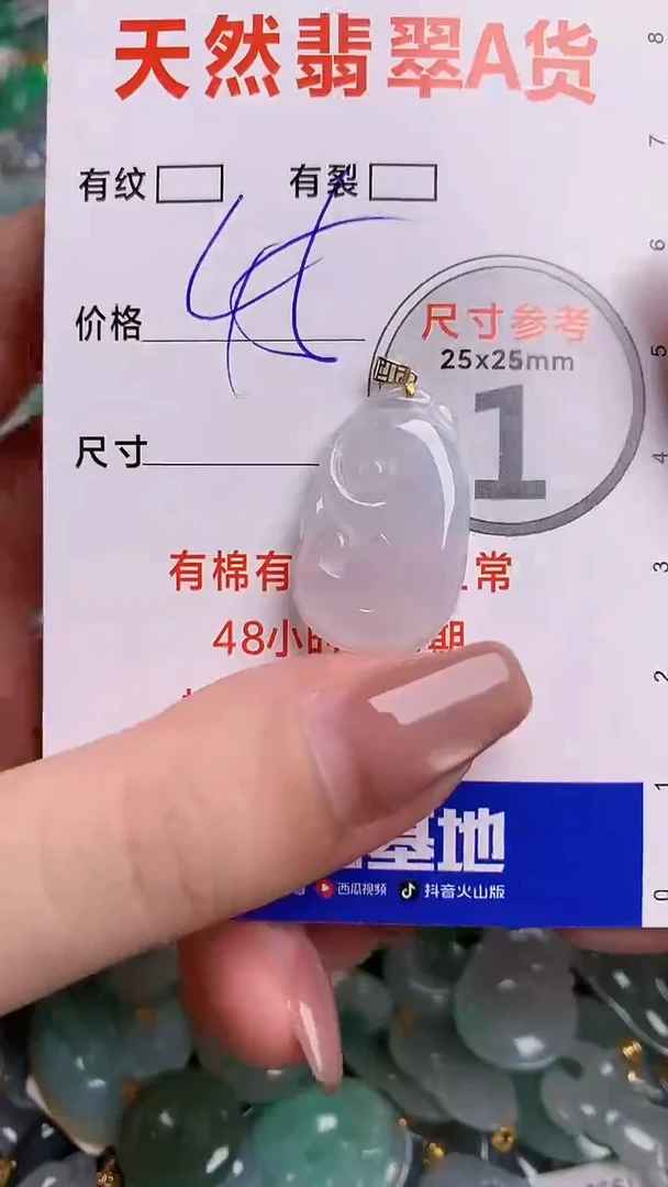 翡翠18K金镶嵌颈饰23000016