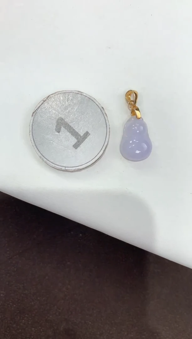 颈饰银S925镶嵌翡翠天然缅甸A货翡翠