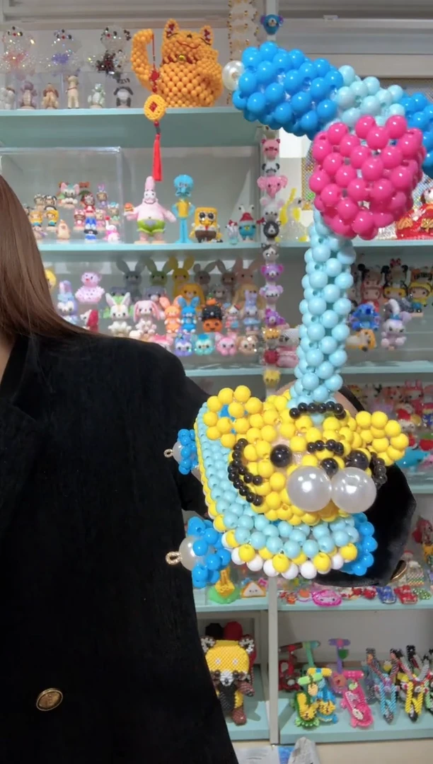 亚克力2275卡6糖果珠滑板车材料包1套小老虎