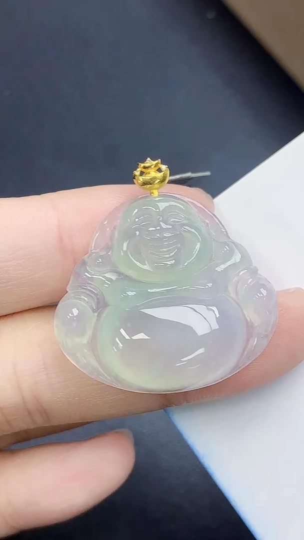 颈饰18K金镶嵌翡翠1