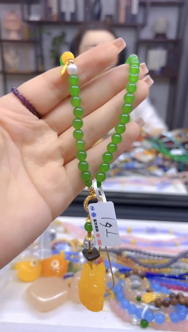 未镶嵌蜜蜡手链DIY款T61