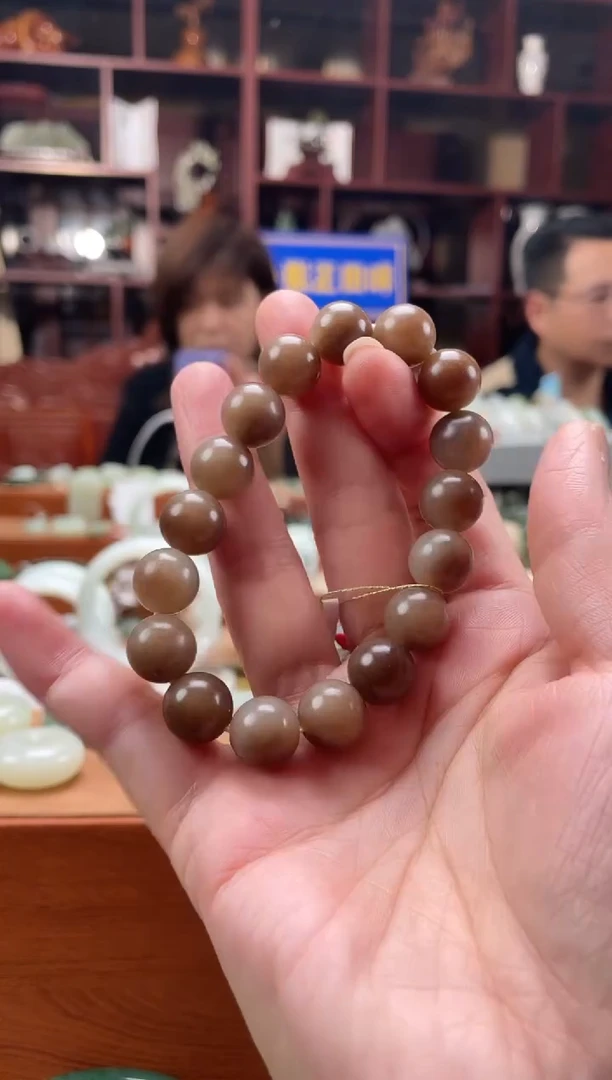 未镶嵌手串和田玉（糖玉）和田玉糖玉手串12mm