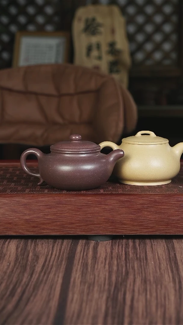 【闪购商品】紫砂茶壶天青  仿古+本绿无相